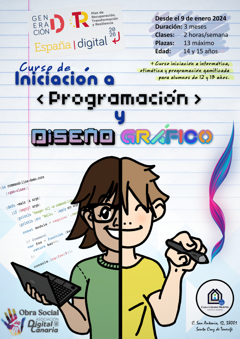 Cursos Obra Social Asociación Digital Canaria