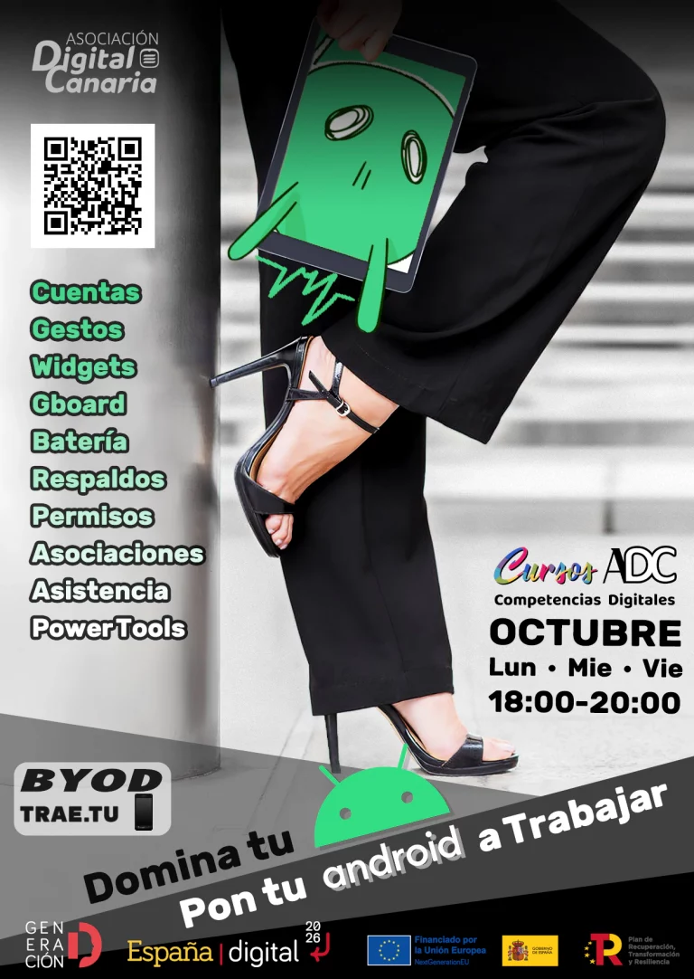 Cartel de Domina tu Android